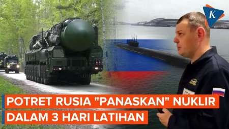 Penampakan Rusia "Panaskan" Nuklir Skala Besar, Libatkan 65.000 Pasukan!