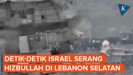 Detik-detik Israel Serang Hizbullah di Lebanon Selatan