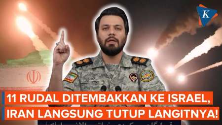 Iran Mendadak Tutup Langitnya Usai "Hujani" Israel Dengan Rudal, Serangan Balasan Segera Datang?