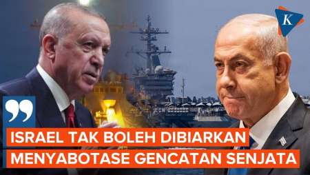 Erdogan Tuduh Israel Berencana Sabotase Gencatan Senjata AS-Iran