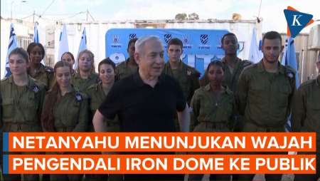 Netanyahu Tunjukkan Para Pengendali Iron Dome Israel