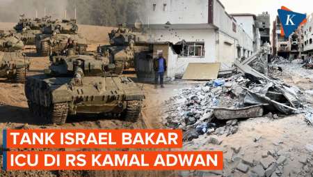 Tank Israel Lagi-lagi Serang Rumah Sakit Kamal Adwan di Jalur Gaza