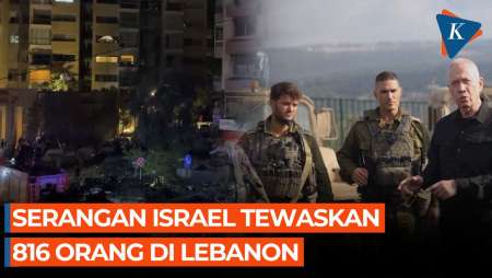 Tercatat 816 Orang Lebanon Tewas dalam Serangan Israel Sejak 23 September