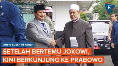 Menhan Prabowo Sambut Kunjungan Grand Syekh Al-Azhar