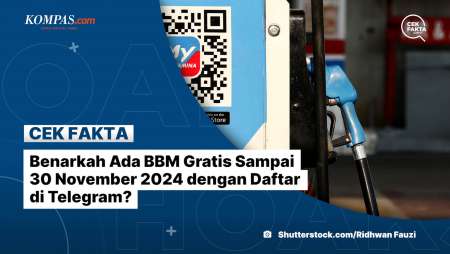 Benarkah Ada BBM Gratis Sampai 30 November 2024 dengan Daftar di Telegram?