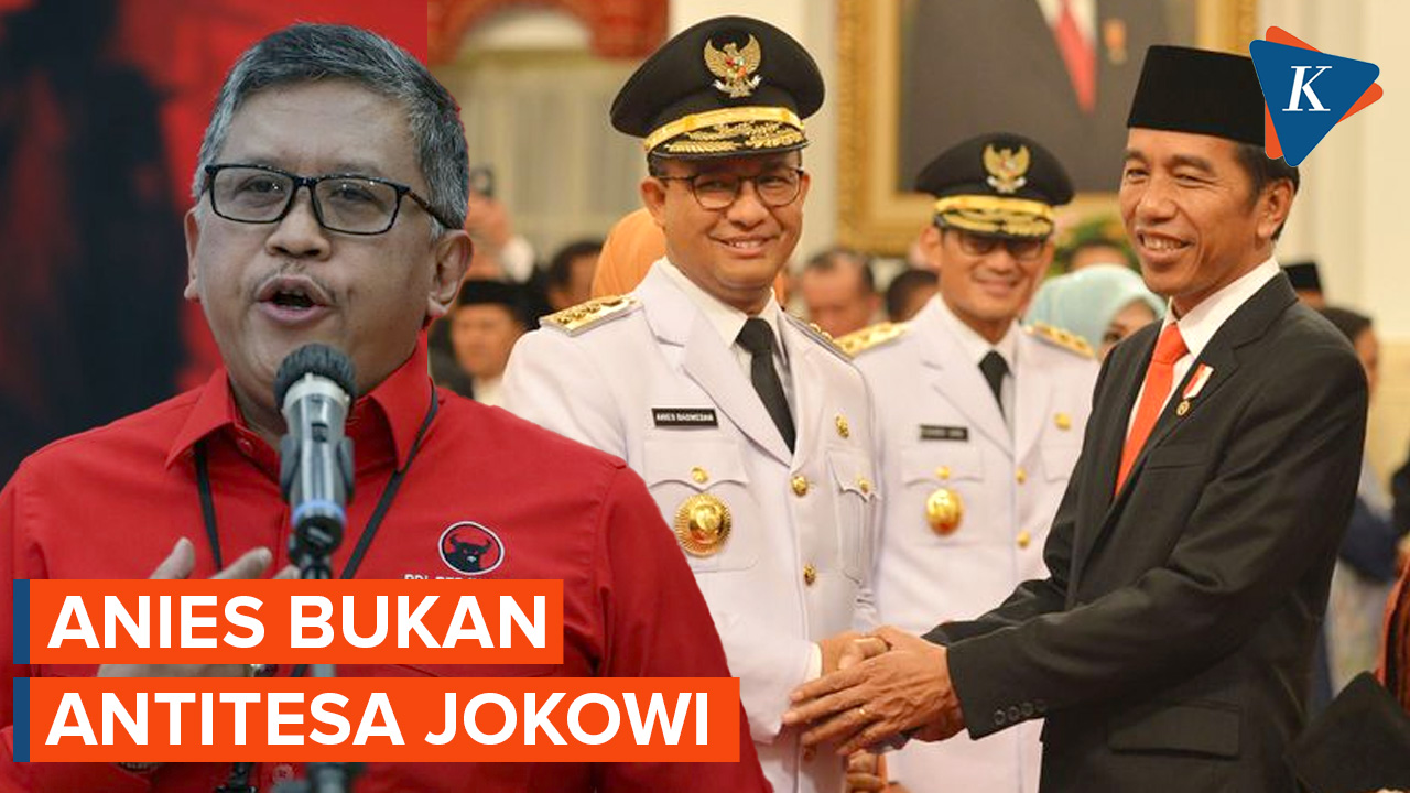 Hasto Anggap Anies Tak Sepadan dengan Jokowi