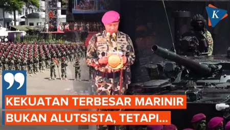 Panglima TNI: Kekuatan Terbesar Korps Marinir Bukan Alutsista, Tetapi...