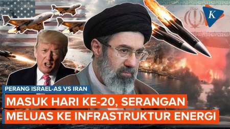 Hari Ke-20 Perang Iran Vs AS-Israel: Serangan Energi Meluas, Rudal Hantam Teluk Hingga Risiko Krisis