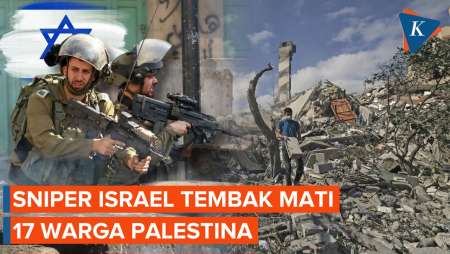 Sniper Israel Tembak Mati 17 Warga Palestina di Dekat RS di Khan Younis Gaza