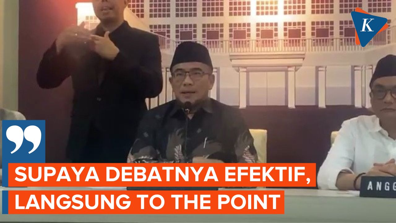 Kpu Minta Tiap Paslon Jelaskan Singkatan Saat Debat Capres 2045