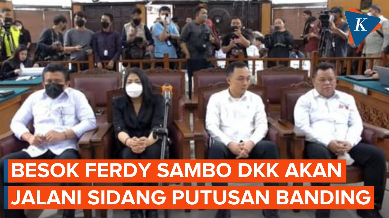 Ferdy Sambo dkk Jalani Sidang Putusan Banding Rabu Besok