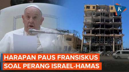 Paus Fransiskus Serukan Gencatan Senjata di Gaza Diperpanjang