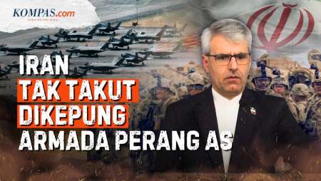 Militer Iran Tak Berkedip Awasi Armada Perang AS