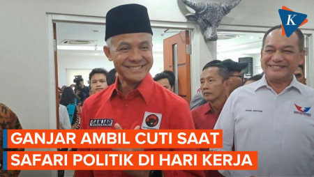 Ganjar Klaim Cuti Saat Lakukan Safari Politik di Hari Kerja