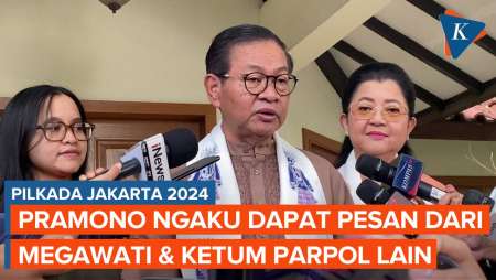 Pramono Dapat Pesan dari Megawati dan Ketum Parpol Lain yang Dirahasiakan