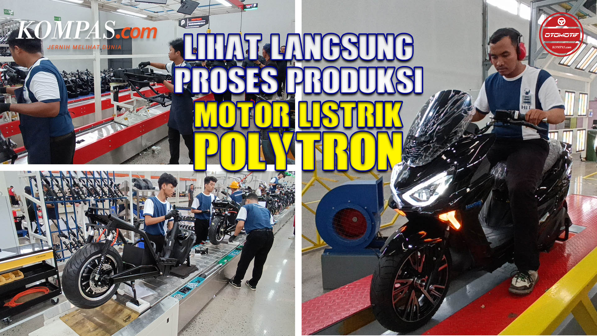 Lihat Operasi Pabrik Motor Listrik Polytron Di Jawa Tengah