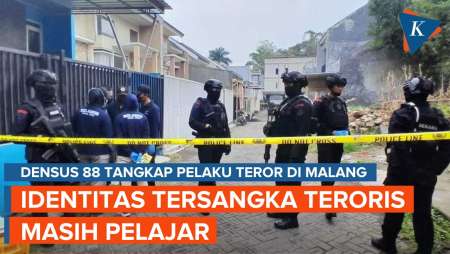 Satu Tersangka Teroris yang Ditangkap Densus 88 di Malang Masih Pelajar