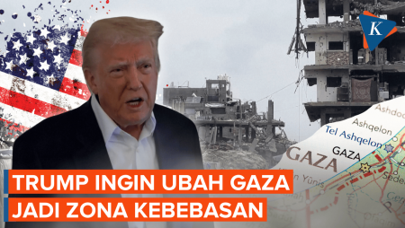Trump: AS Bakal Jadikan Gaza Zona Kebebasan