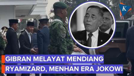 Setelah Prabowo, Giliran Gibran Melayat Jenazah Ryamizard Eks Menhan Era Jokowi