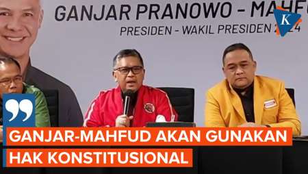 Partai Pendukung Ganjar-Mahfud Nilai Pemilu Belum Selesai, Bakal Ajukan Gugatan ke MK