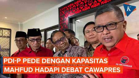 PDI-P Pede dengan Kapasitas Mahfud MD Hadapi Debat Cawapres