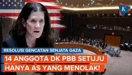 Veto dari AS Bikin Resolusi Gencatan Senjata Gaza Gagal Disahkan