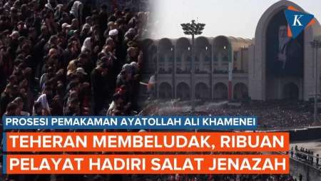 Momen “Lautan” Pelayat Padati Hari Kedua Pemakaman Ali Khamenei