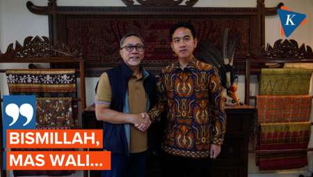 Golkar Resmi Dukung Gibran Jadi Bacawapres, Zulkifli Hasan: Bismillah Mas Wali