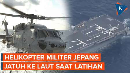 Helikopter Militer Jepang Jatuh di Samudera Pasifik, 7 Awak Hilang