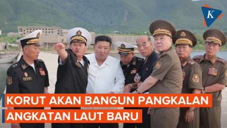 Kim Jong Un Akan Bangun Pangkalan Angkatan Laut Baru untuk Kapal Perang Korut