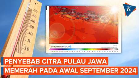 Citra Pulau Jawa Memerah pada Awal September 2024, Ini Kata BMKG