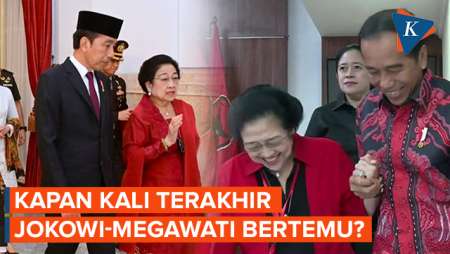 Kapan Kali Terakhir Megawati dan Jokowi Bertemu?