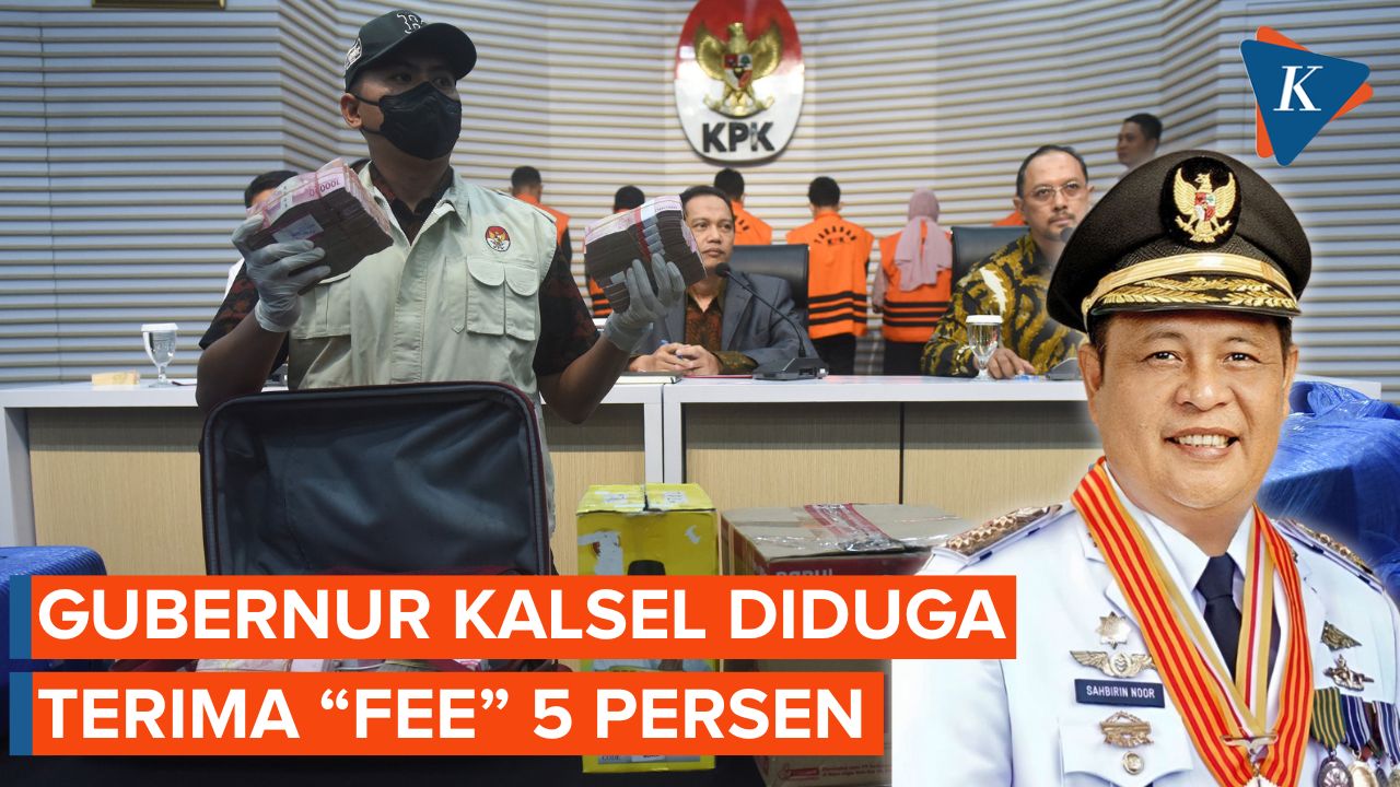 Gubernur Kalsel Sahbirin Noor Jadi Tersangka, Diduga Terima Fee 5 Persen