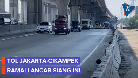 Update Arus Mudik 2026: Tol Jakarta-Cikampek Masih Ramai Lancar Siang Ini