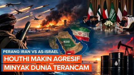 Perang Hari Ke-198: Houthi Gempur Saudi, Laut Merah Makin Rawan