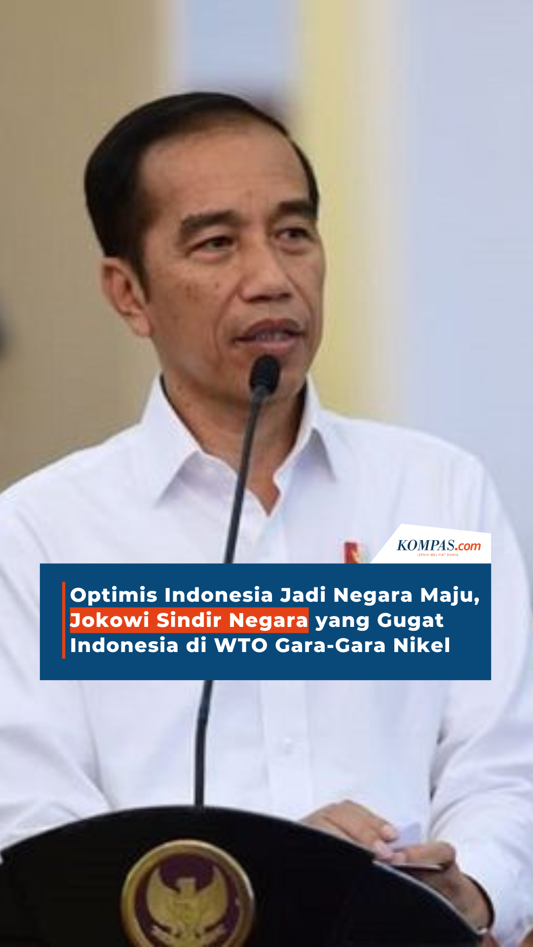 Jokowi Optimis Indonesia Bisa Maju di 2045