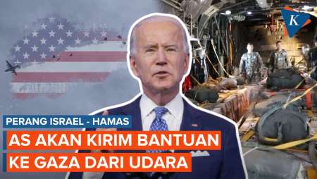 Perdana! Amerika Serikat Akan Kirim Bantuan ke Gaza