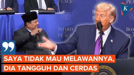 Trump Puji Prabowo di KTT Board of Peace di AS