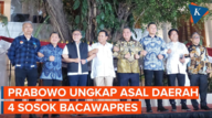 Prabowo Bocorkan Asal Daerah 4 Sosok Bacawapres, Siapa Saja? #Shorts