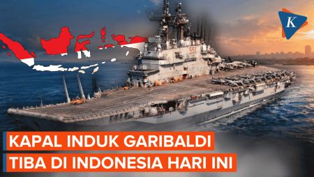Hari Ini Kapal Induk Garibaldi Tiba Di Indonesia, Langsung Akan Ganti Nama