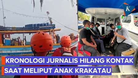 Awal Mula 5 Jurnalis Hilang Kontak Di Selat Sunda Saat Meliput Anak Krakatau