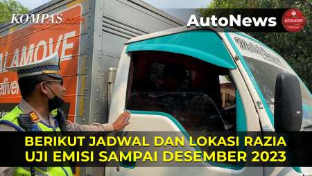 Catat, Ini Jadwal dan Lokasi Razia Uji Emisi sampai Desember 2023