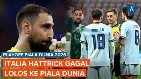Kalah dari Bosnia, Timnas Italia Gagal ke Piala Dunia Tiga Kali Beruntun!