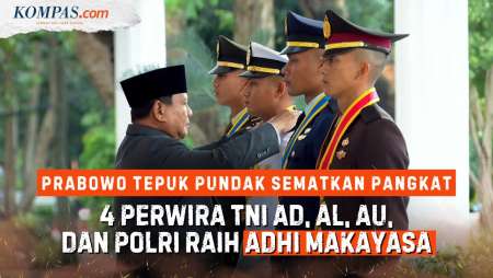 Nama 4 Perwira TNI-Polri Peraih Adhi Makayasa 2026, Prabowo Sematkan Pangkat