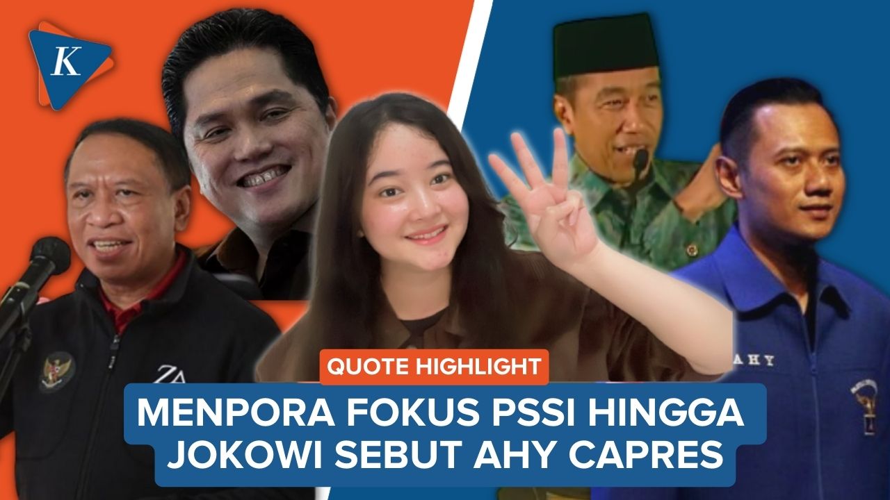 Menpora Dapat Izin Urus PSSI hingga PDI-P soal Jokowi Hampir Lupa Sebut AHY Capres