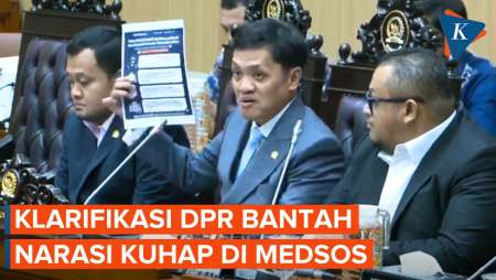 [FULL] DPR Bantah Narasi KUHAP Baru Di Medsos, Bagaimana Penjelasannya?