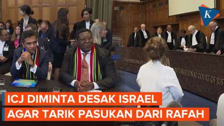 ICJ Kaji Permintaan Afrika Selatan Setop Serangan Israel di Rafah