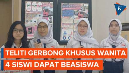 Menang Kompetisi Internasional, 4 Siswi Ini Dapat Beasiswa Uang Sekolah 1 Tahun