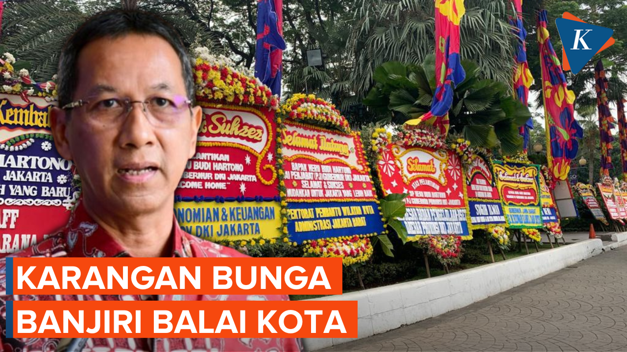 Ridwan Kamil hingga Riza Patria Kirim Karangan Bunga untuk PJ Gubernur DKI