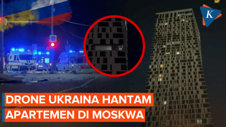 Drone Ukraina Hantam Apartemen Mewah Di Ibu Kota Rusia, Insiden Tak Biasa Sejak Perang Pecah